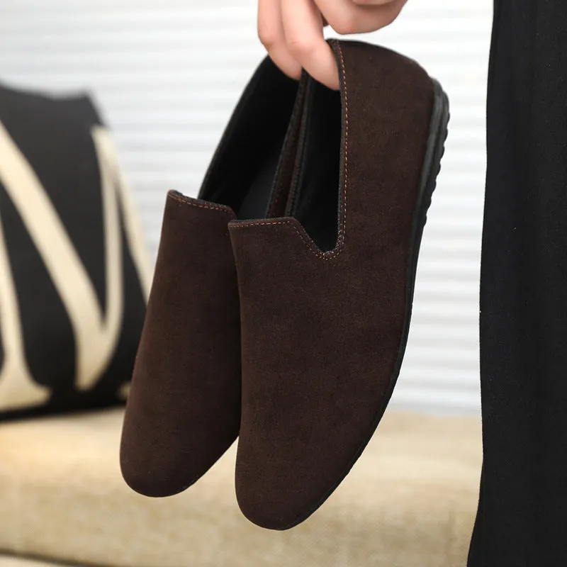 Spring and summer social guy casual shoes trendy shoes Doudou shoes men's lazy shoes cover feet and pedal men's shoes foreign trade