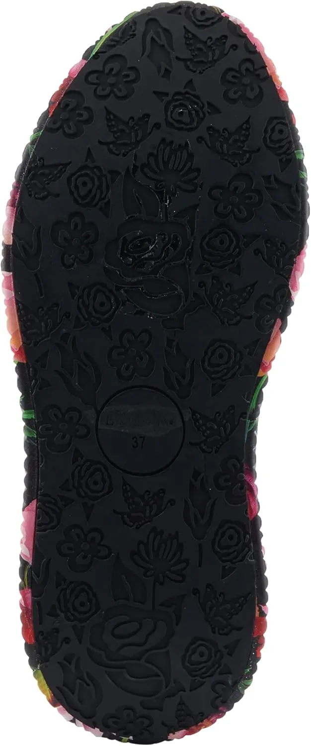 Spring Step L'Artiste Dallyn Women's Playful Sneaker - Mix of Textures & Patterns, Cushioned Comfort, Versatile Style