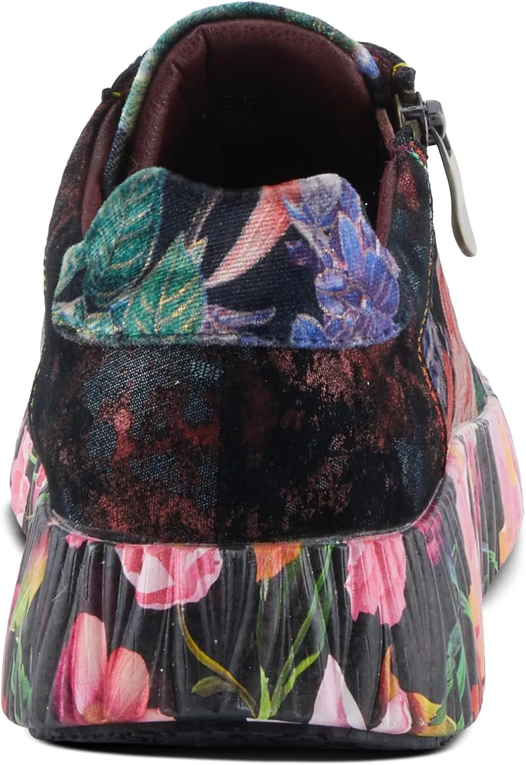Spring Step L'Artiste Dallyn Women's Playful Sneaker - Mix of Textures & Patterns, Cushioned Comfort, Versatile Style