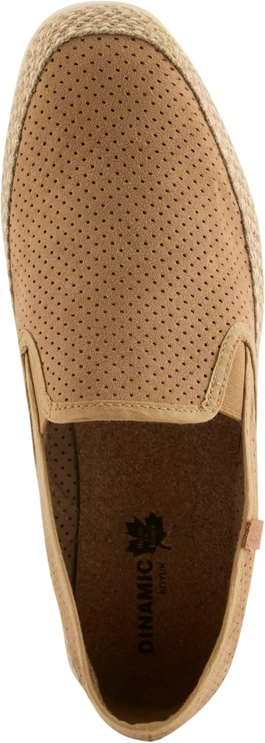 Spring Step Men's Raiden Suede Espadrilles – Slip-On Summer Shoes with Cork Insole and Rubber Outsole, Made in Spain