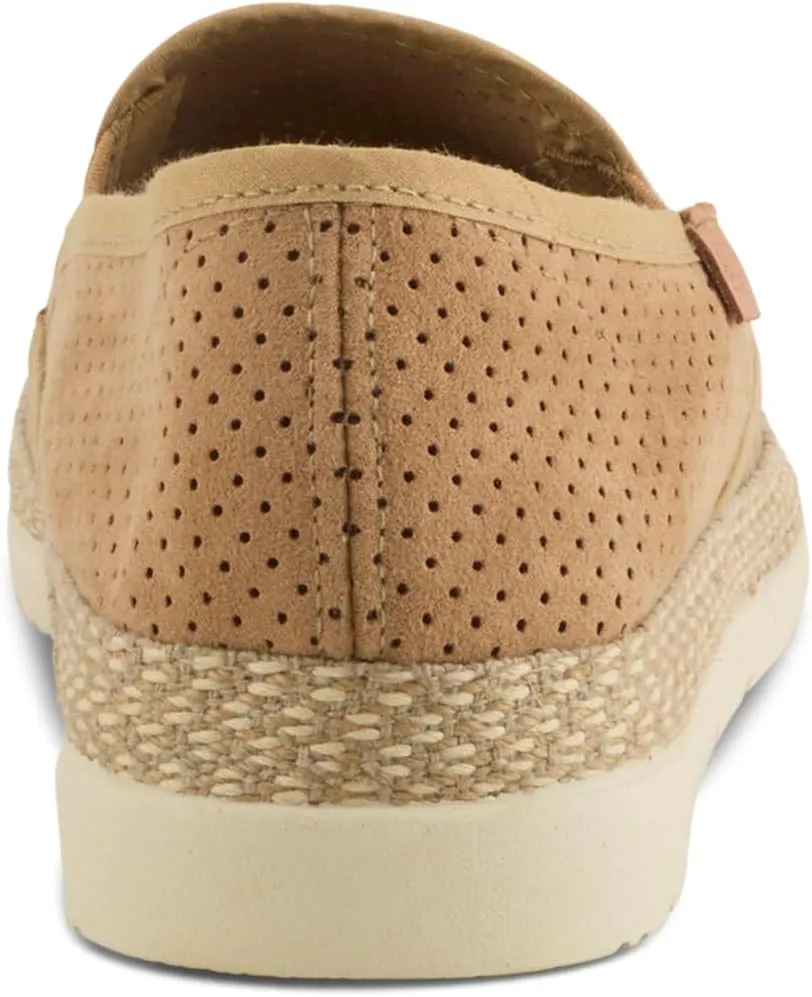 Spring Step Men's Raiden Suede Espadrilles – Slip-On Summer Shoes with Cork Insole and Rubber Outsole, Made in Spain