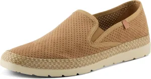 Spring Step Men's Raiden Suede Espadrilles – Slip-On Summer Shoes with Cork Insole and Rubber Outsole, Made in Spain