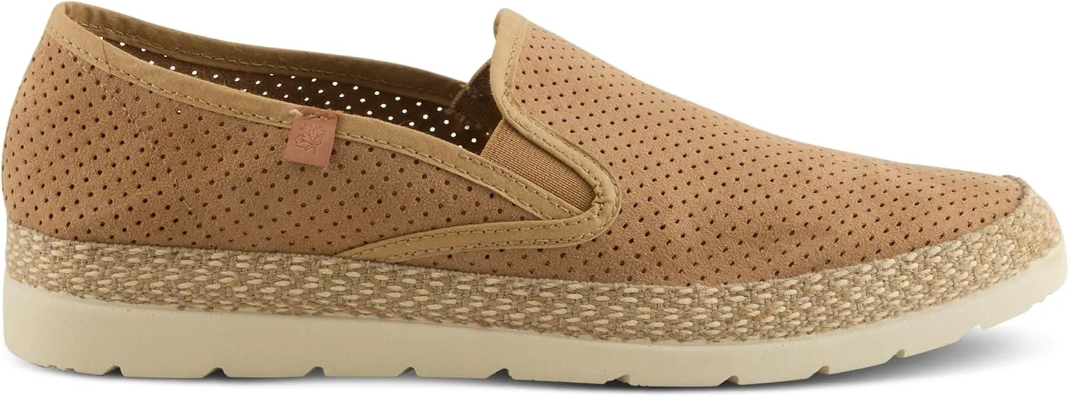 Spring Step Men's Raiden Suede Espadrilles – Slip-On Summer Shoes with Cork Insole and Rubber Outsole, Made in Spain