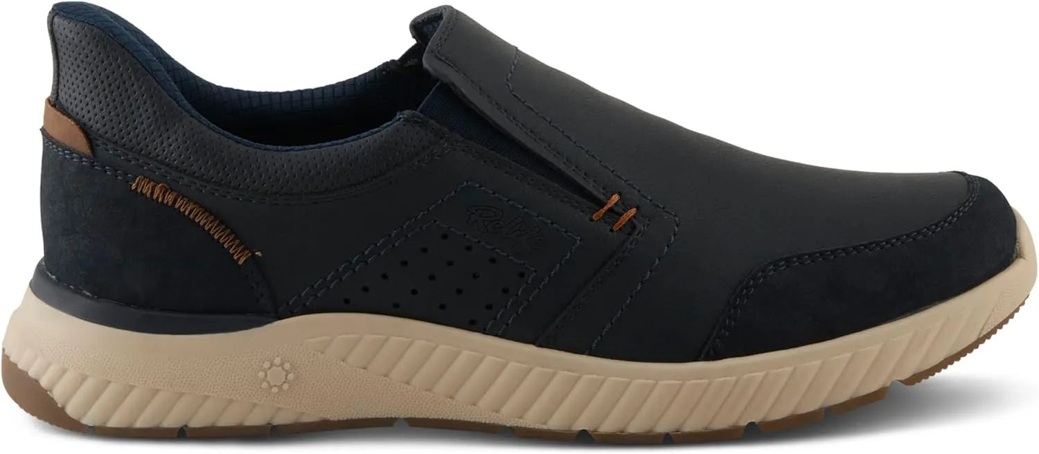 Spring Step Men's TAFTI Slip-On Sneakers – Vegan-Friendly Water-Resistant Shoes with Shock-Absorbent Sole and Stretch Goring