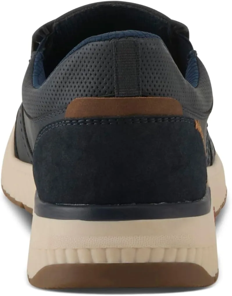 Spring Step Men's TAFTI Slip-On Sneakers – Vegan-Friendly Water-Resistant Shoes with Shock-Absorbent Sole and Stretch Goring