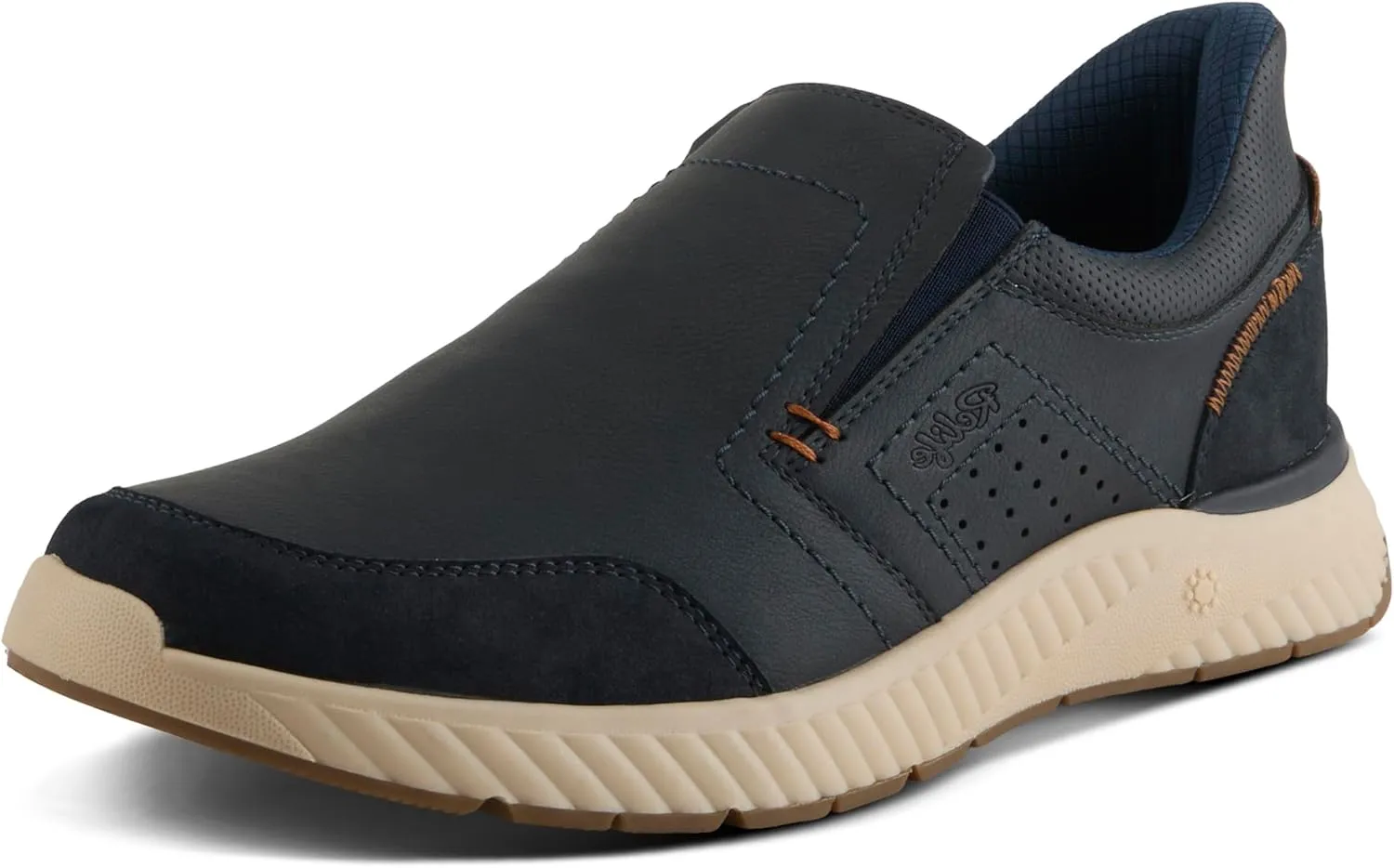 Spring Step Men's TAFTI Slip-On Sneakers – Vegan-Friendly Water-Resistant Shoes with Shock-Absorbent Sole and Stretch Goring