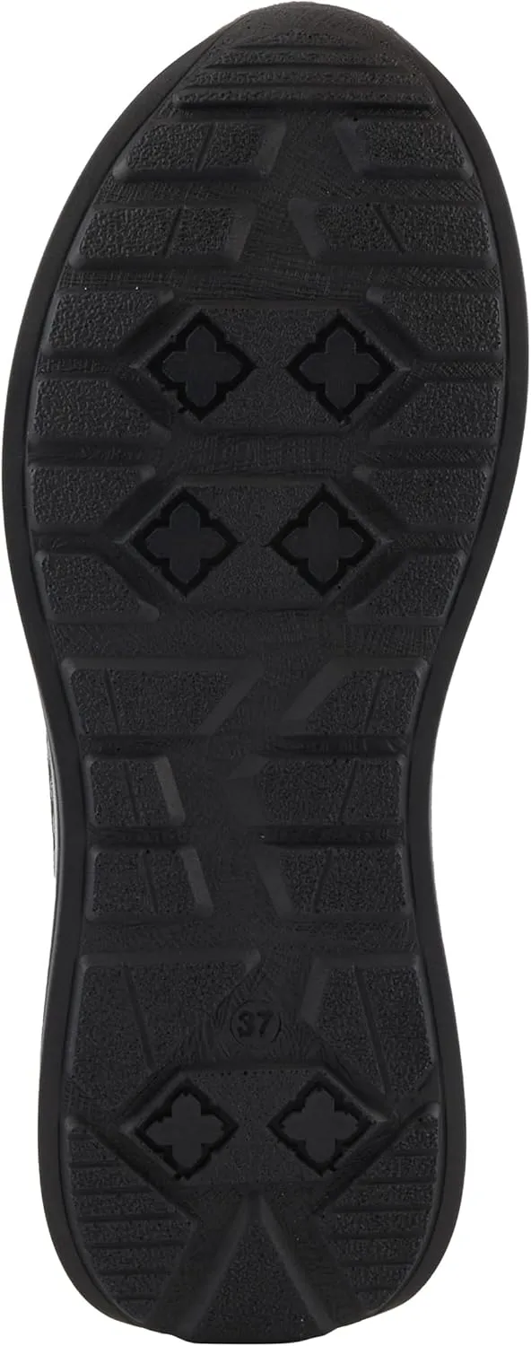 Spring Step Women's Booker Sneakers with Premium Leathers, Geometric Pattern, and Removable Insoles