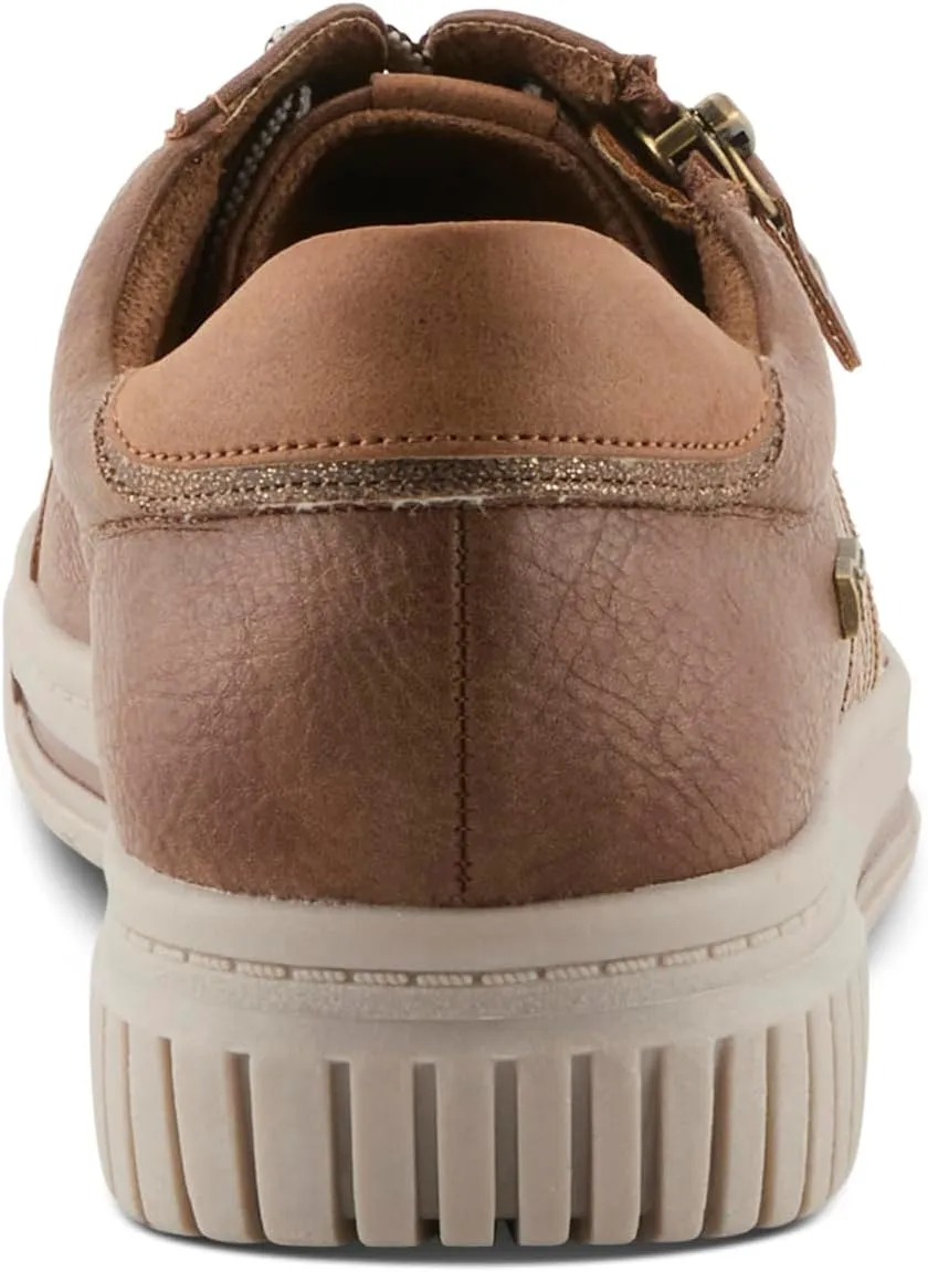 Spring Step Women's Jamia Relife Sneakers with Dual Closure, Plush Lining, and Shock Absorbing Design