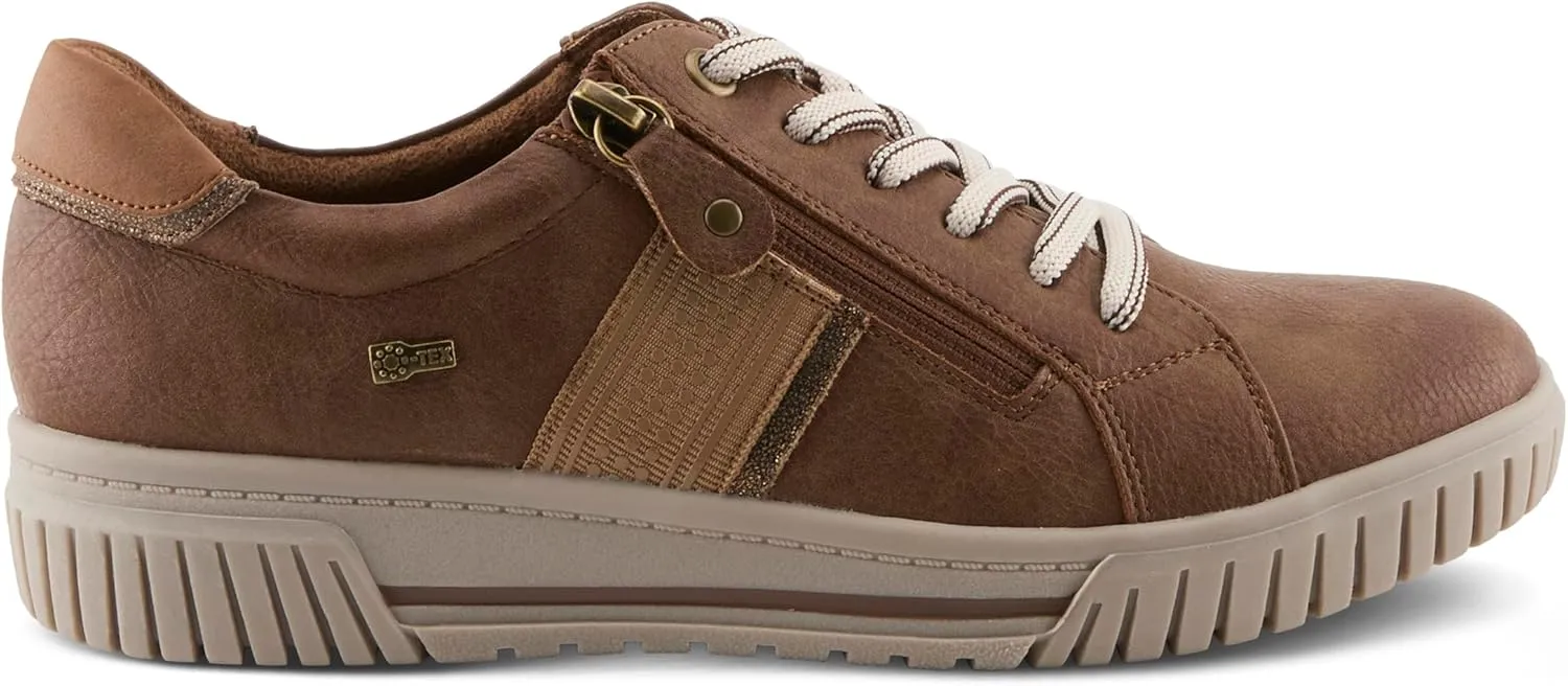 Spring Step Women's Jamia Relife Sneakers with Dual Closure, Plush Lining, and Shock Absorbing Design