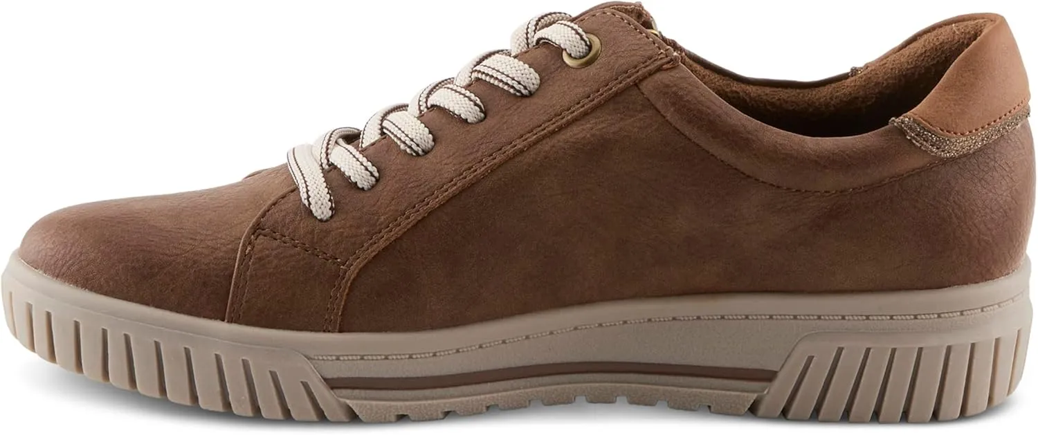 Spring Step Women's Jamia Relife Sneakers with Dual Closure, Plush Lining, and Shock Absorbing Design