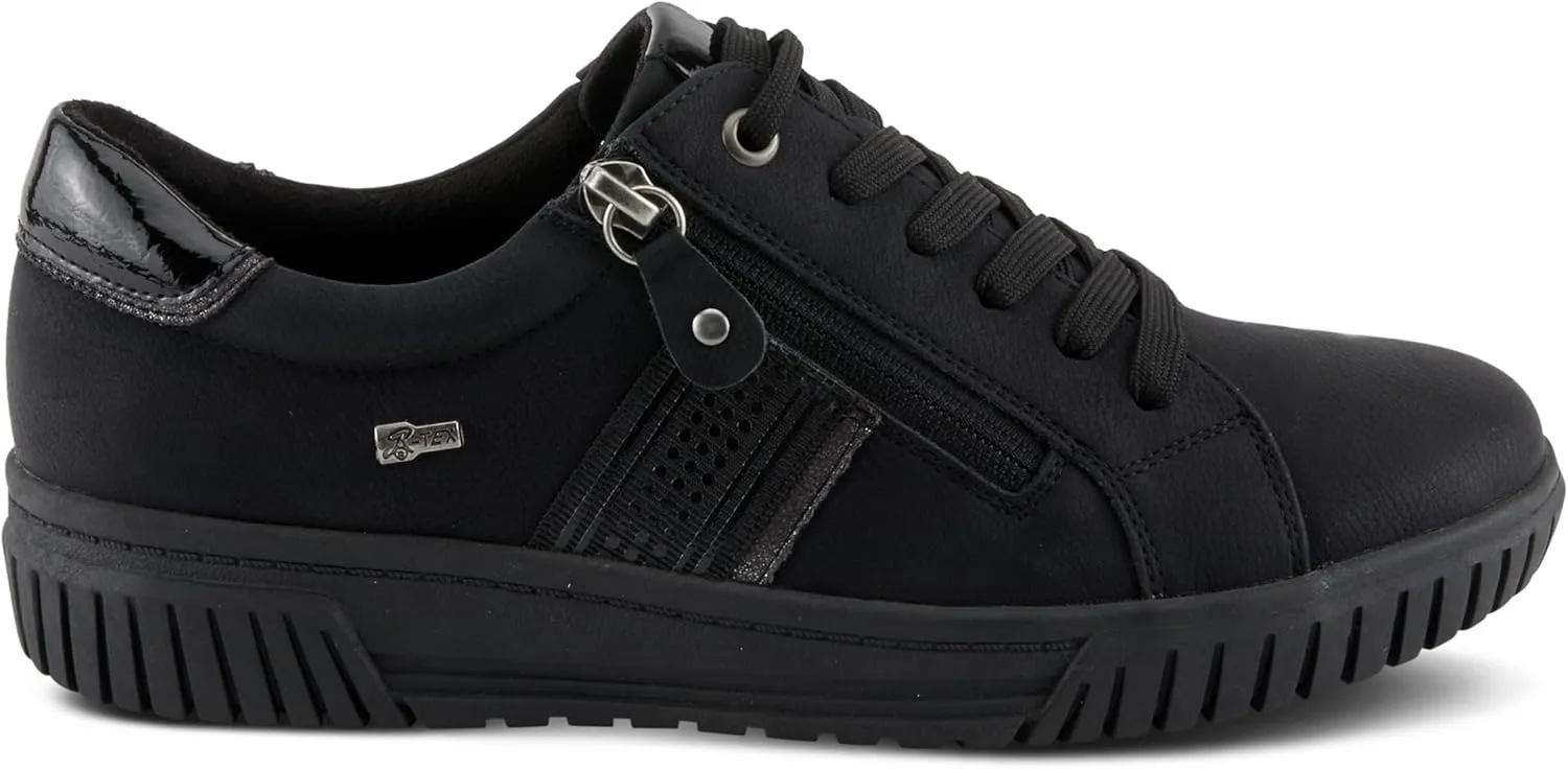 Spring Step Women's Jamia Relife Sneakers with Dual Closure, Plush Lining, and Shock Absorbing Design