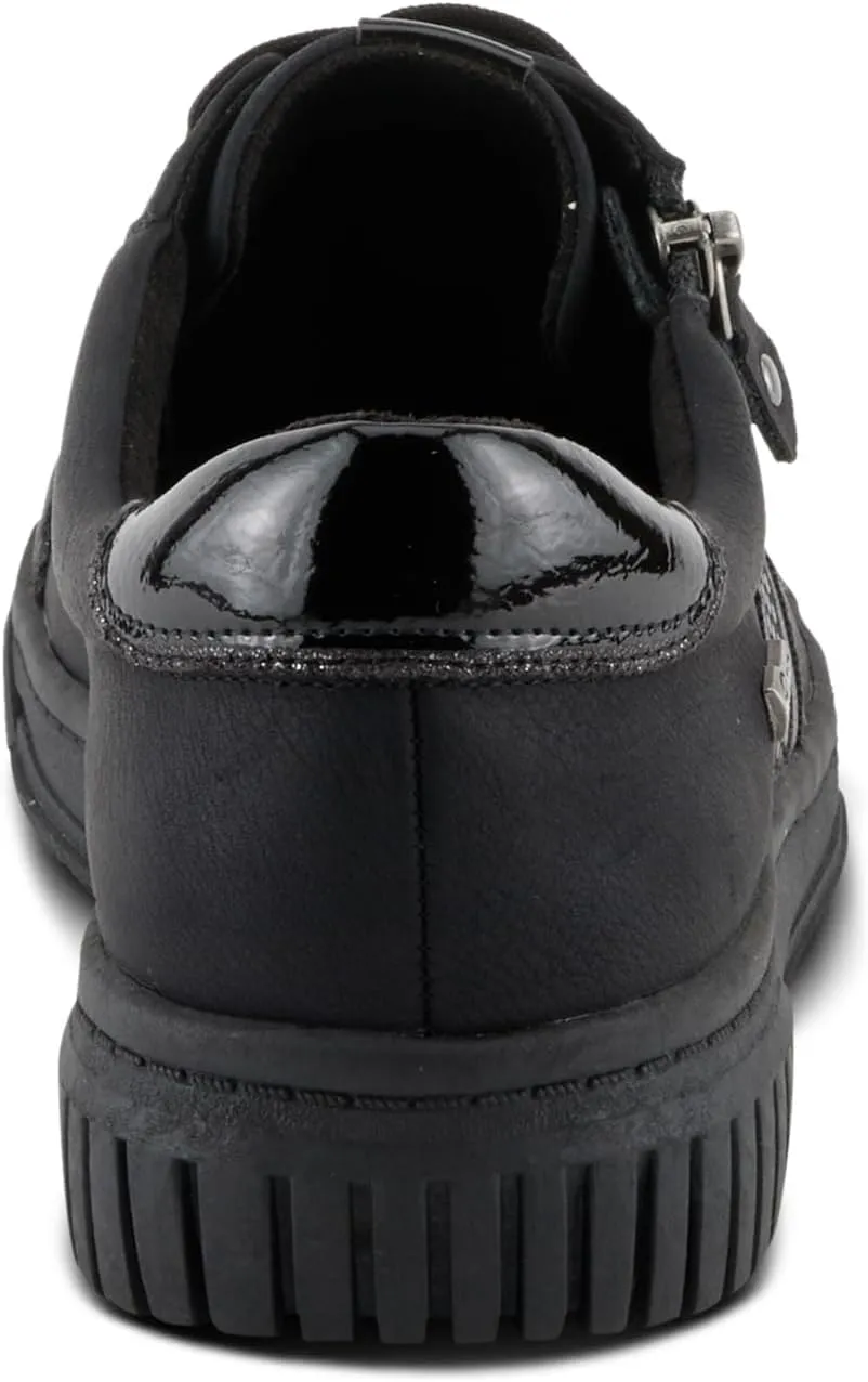 Spring Step Women's Jamia Relife Sneakers with Dual Closure, Plush Lining, and Shock Absorbing Design