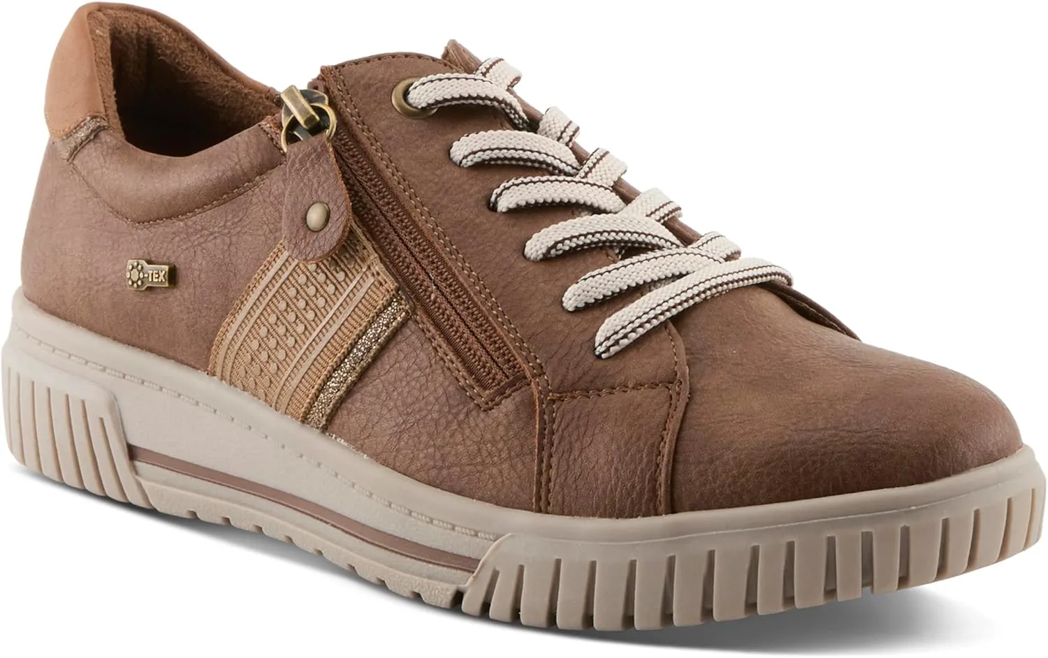 Spring Step Women's Jamia Relife Sneakers with Dual Closure, Plush Lining, and Shock Absorbing Design