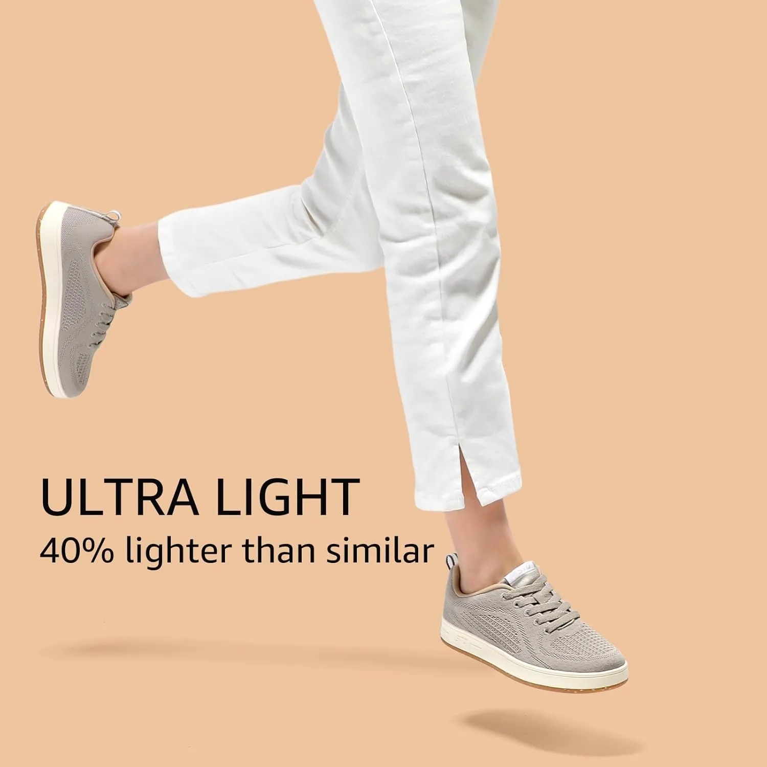STQ Womens Lace Up Fashion Sneakers Business Casual Shoes | Breathable Mesh Upper Walking Shoes