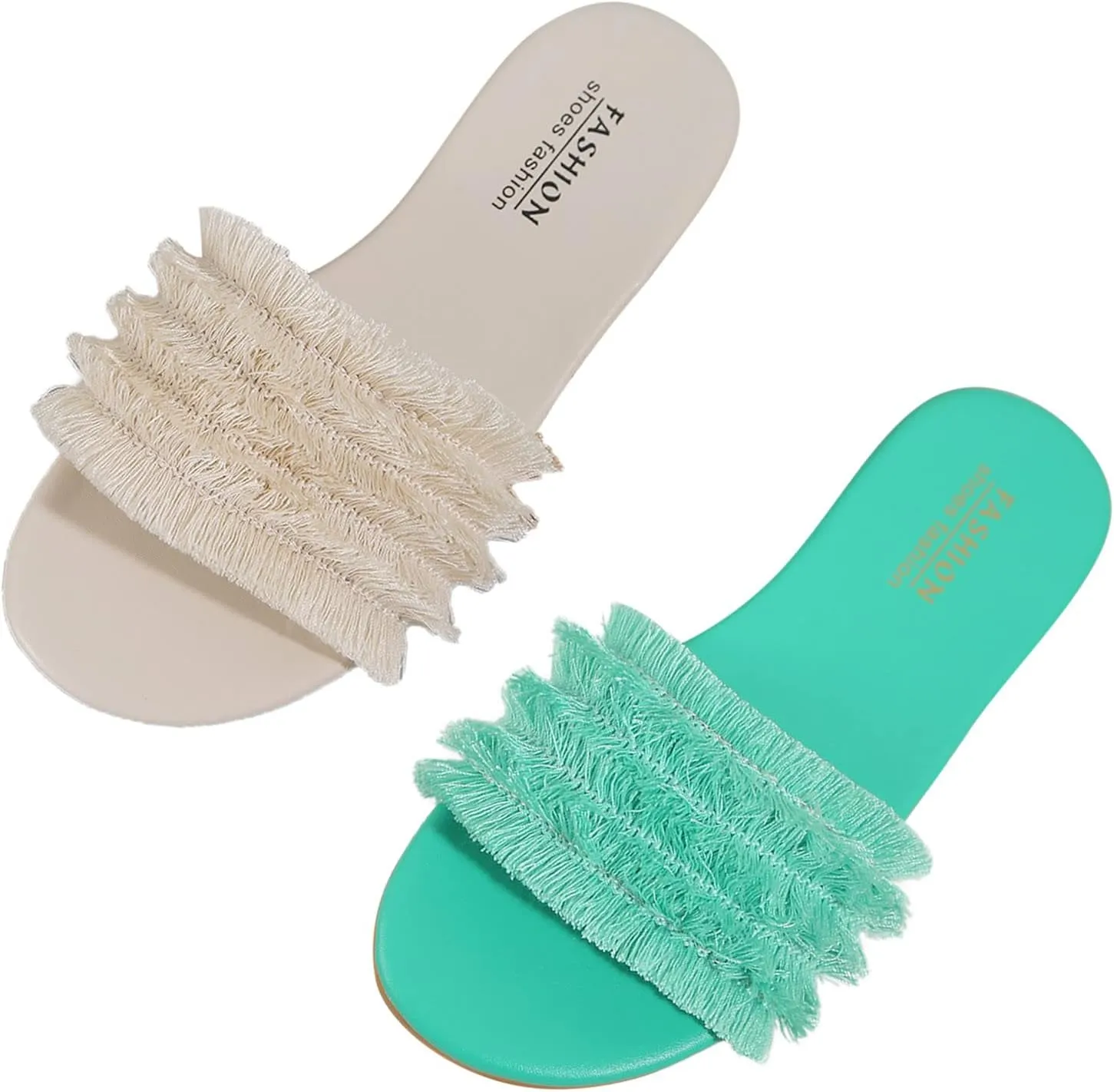 Summer Sandals for Women Women Slippers Fashion New Pattern Summer Open Toe Flat Bottom Large Size Cloth Comfortable