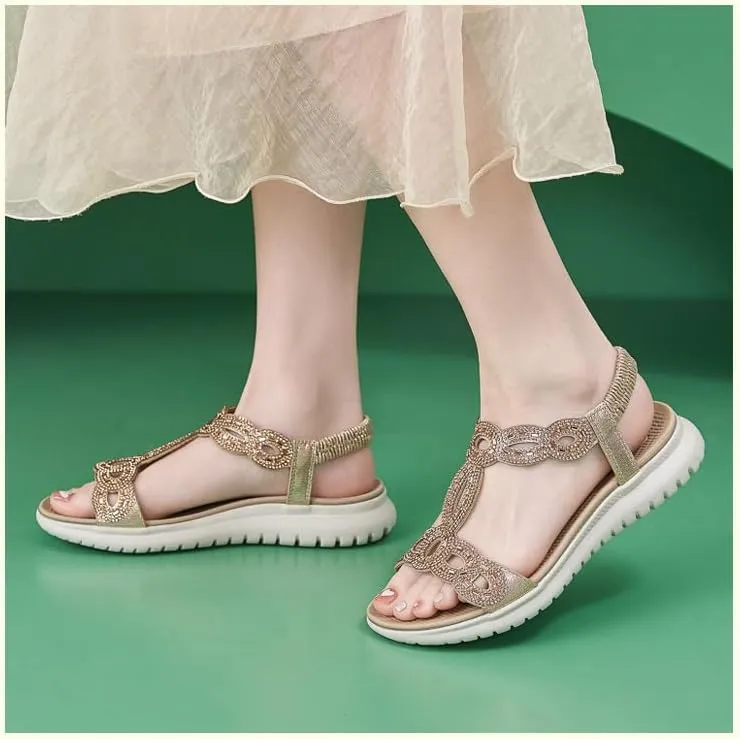 Summer women's casual sandals, light and sporty outdoor shoes