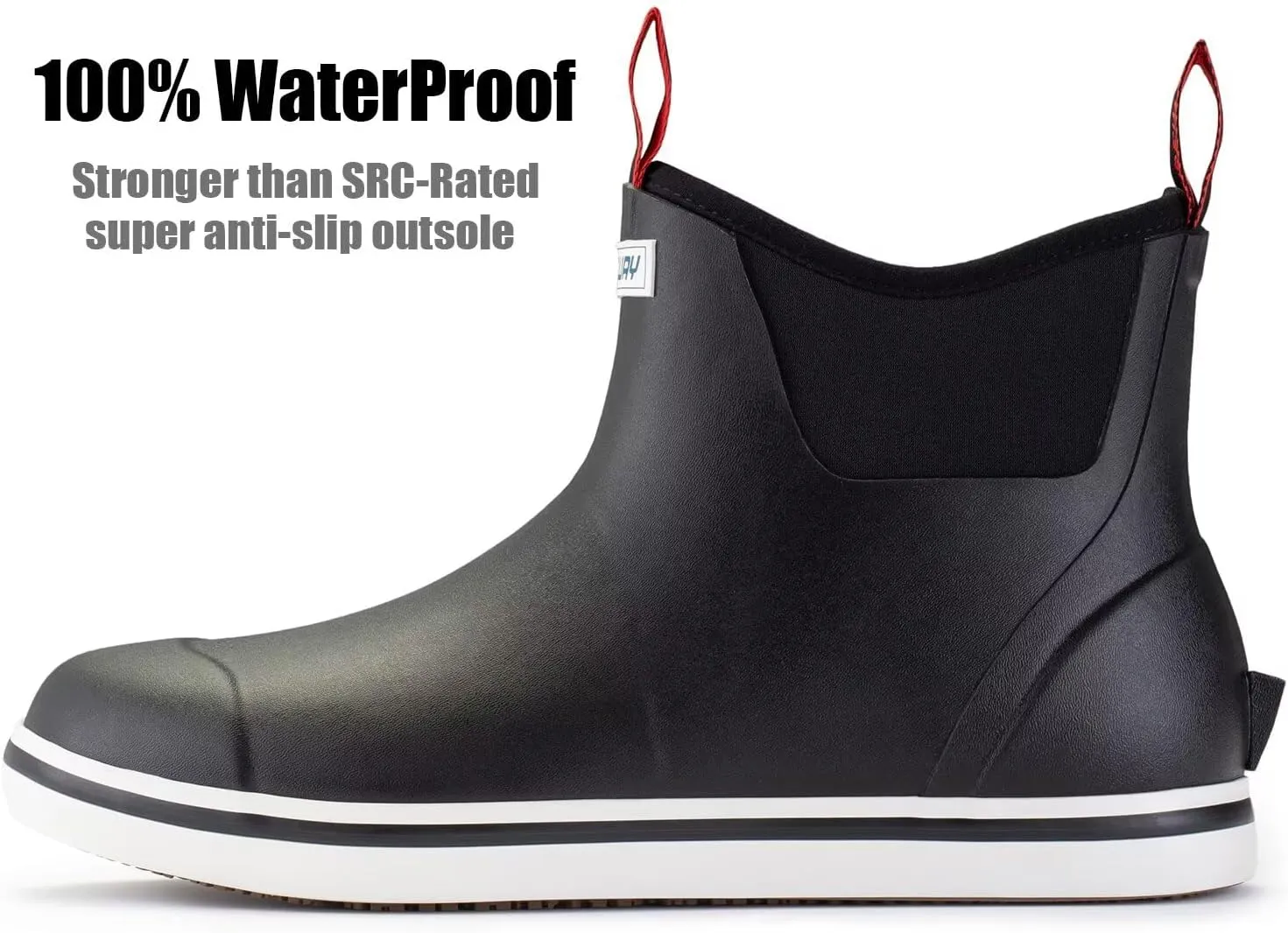 SUREWAY Women's Deck Boots Professional Non-Slip Fishing & Ankle Deck Boot Waterproof Rain Boots