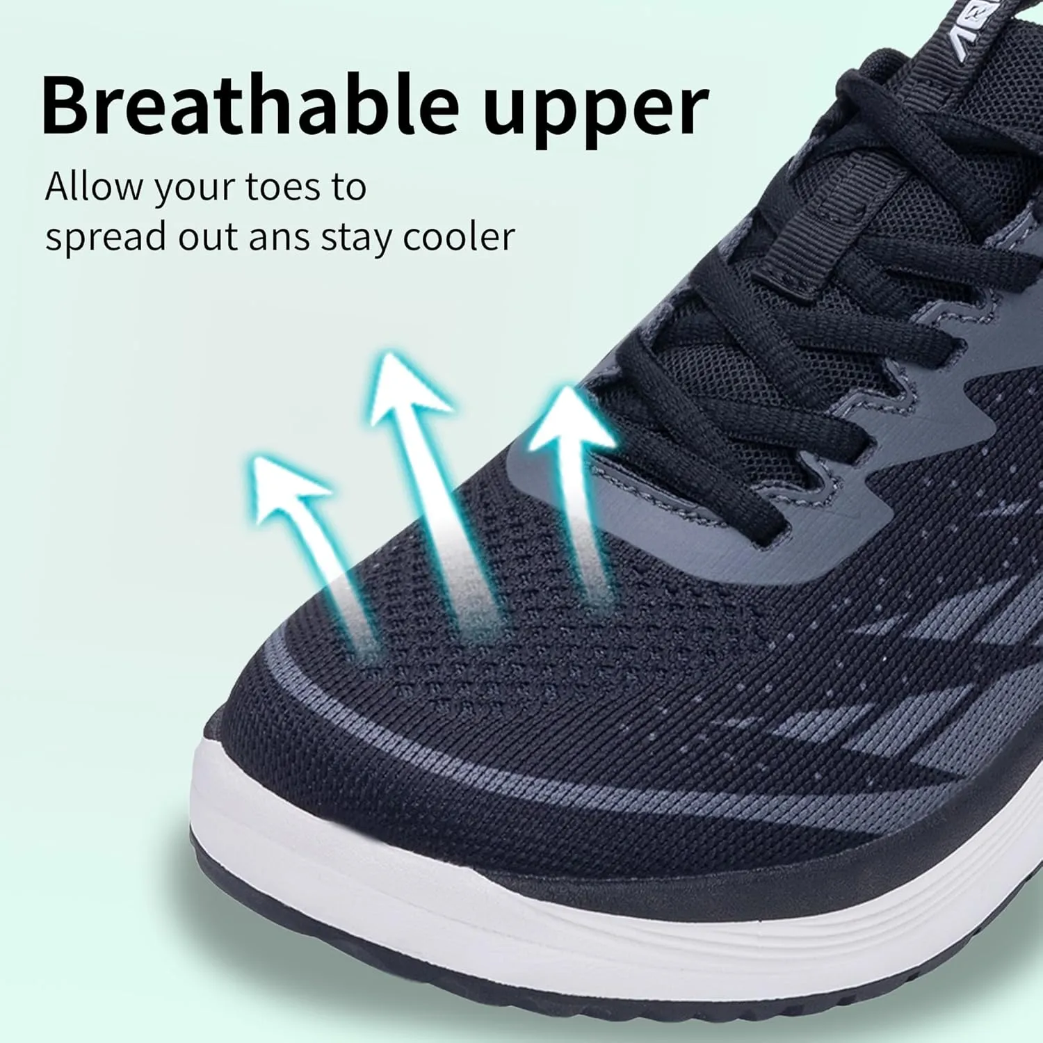 SURRAY Women's Walking Shoes with Arch Support for Plantar Fasciitis, Comfortable Breathable Orthotic Air Tennis Sneakers for Foot and Heel Pain Relief US Size 7-11