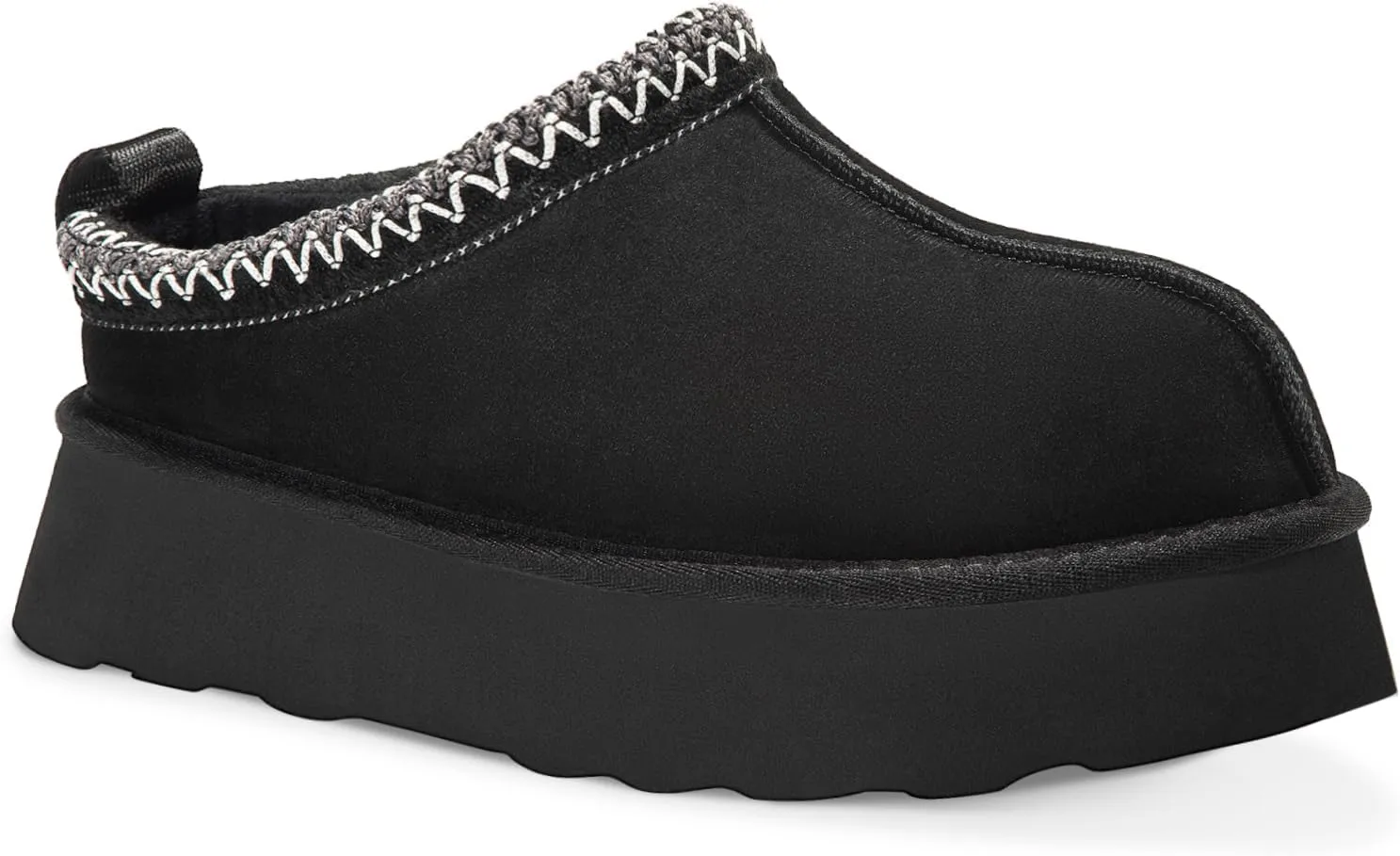 Tanamo Platform Slippers Women Ultra Mini Boots Ladie Shoes Outdoor Indoor Short Ankle Fur Fleece Fuzzy Cozy Fluffy Lining Comfortable Memory Foam