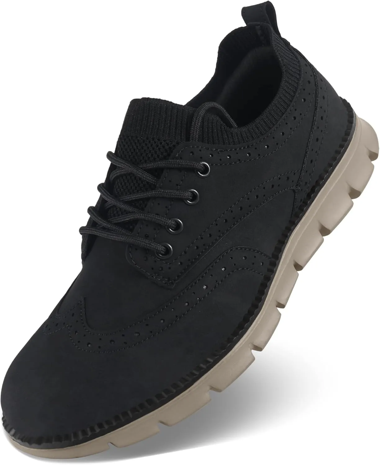 TM WILL Shoes for Men Classic Dress Shoes Men's Shoes Men's Lace Up Loafers Comfortable & Light-Weight