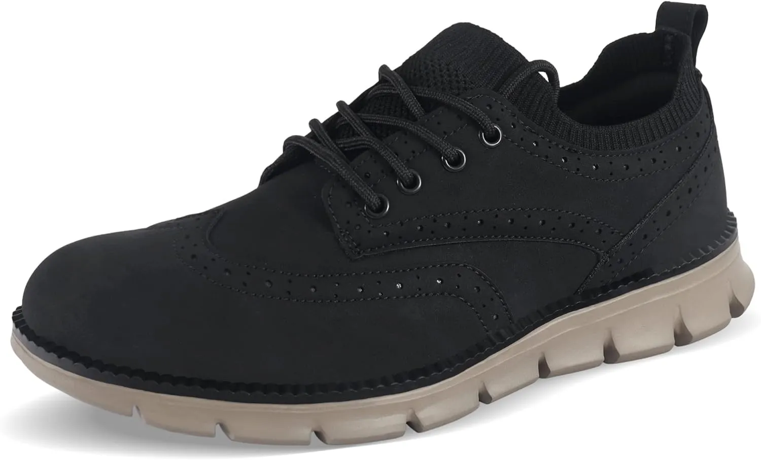 TM WILL Shoes for Men Classic Dress Shoes Men's Shoes Men's Lace Up Loafers Comfortable & Light-Weight