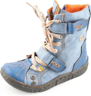 TMA EYES Women's PU Lining Flat Ankle Boots with Zipper for Casual Boots