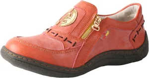 TMA EYES Women's Single-lace Zipper Non-Slip and Wear-Resistant Shoes