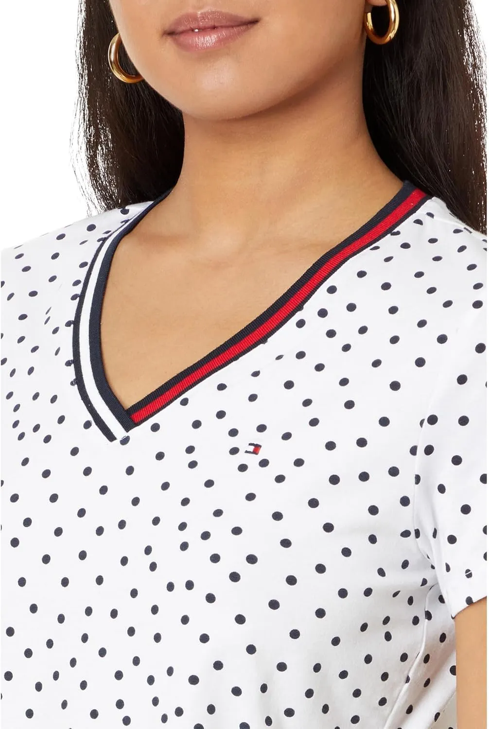 Tommy Hilfiger Women's V-neck Tee