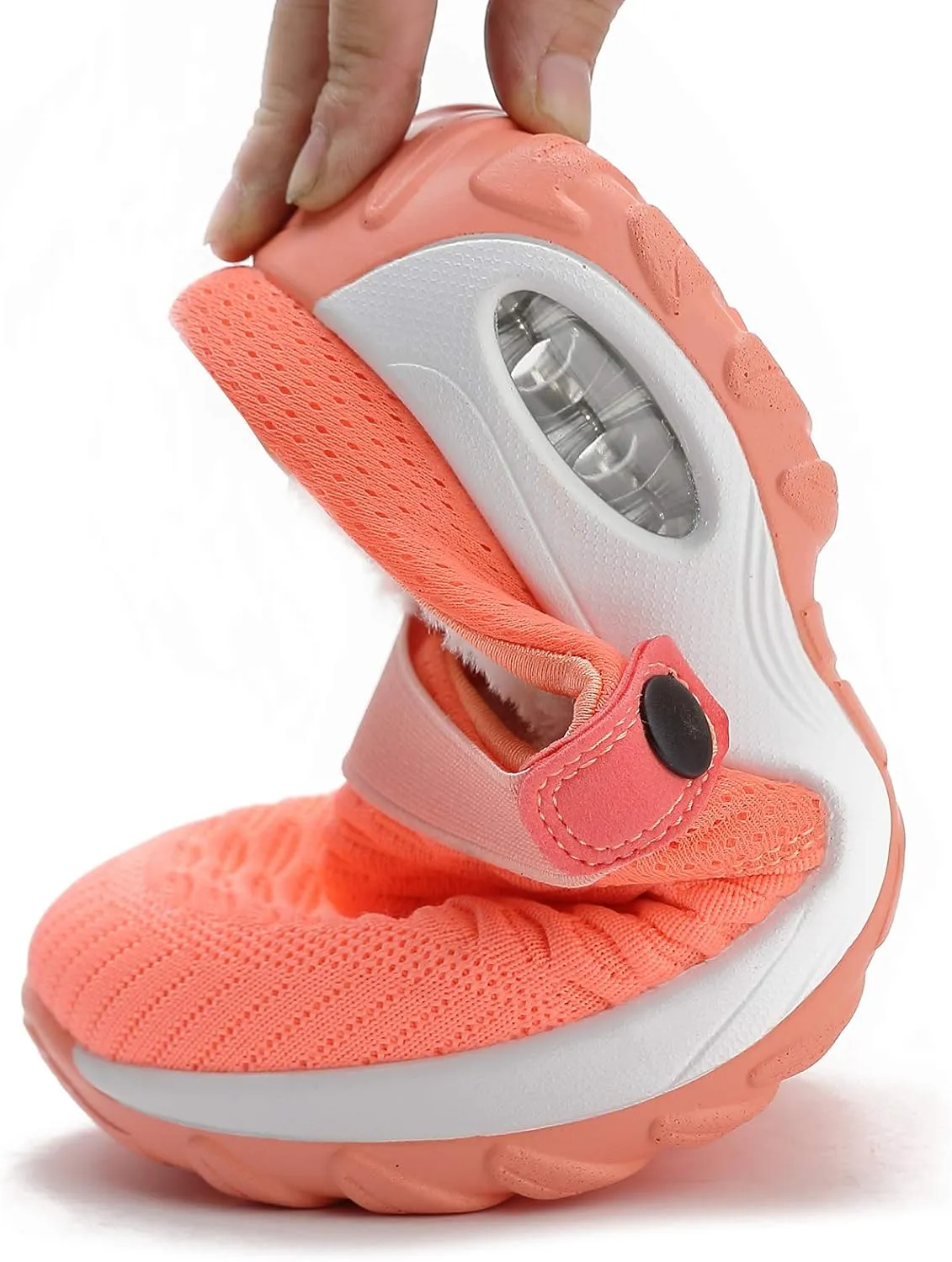 Trsorini Mules Clogs for Women Summer Air Cushion Platform Mesh Mules Sneaker Sandals for Female Lightweight Beach Shoes Outdoor Slippers Walking Shoes