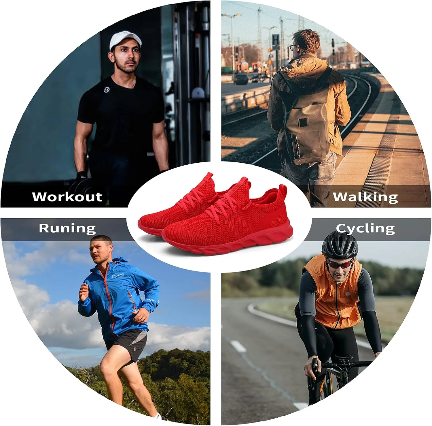 Tvtaop Mens Tennis Shoes Athletic Running Shoes Lightweight Sneakers Non Slip Walking Gym Shoes