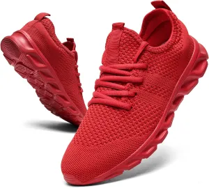 Tvtaop Mens Tennis Shoes Athletic Running Shoes Lightweight Sneakers Non Slip Walking Gym Shoes