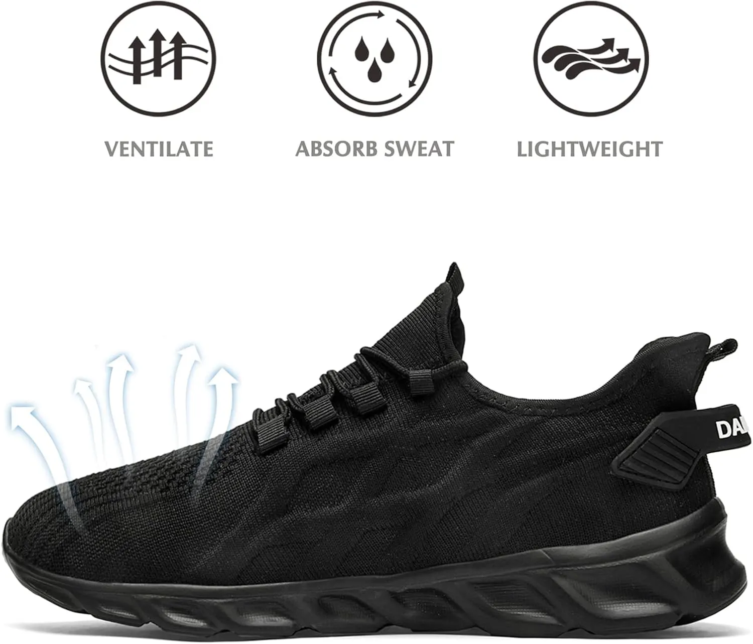 Tvtaop Mens Tennis Shoes Athletic Running Shoes Lightweight Sneakers Non Slip Walking Gym Shoes
