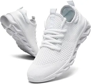 Tvtaop Mens Tennis Shoes Athletic Running Shoes Lightweight Sneakers Non Slip Walking Gym Shoes