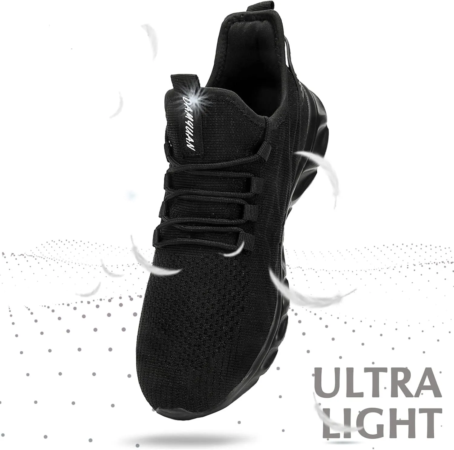 Tvtaop Mens Tennis Shoes Athletic Running Shoes Lightweight Sneakers Non Slip Walking Gym Shoes