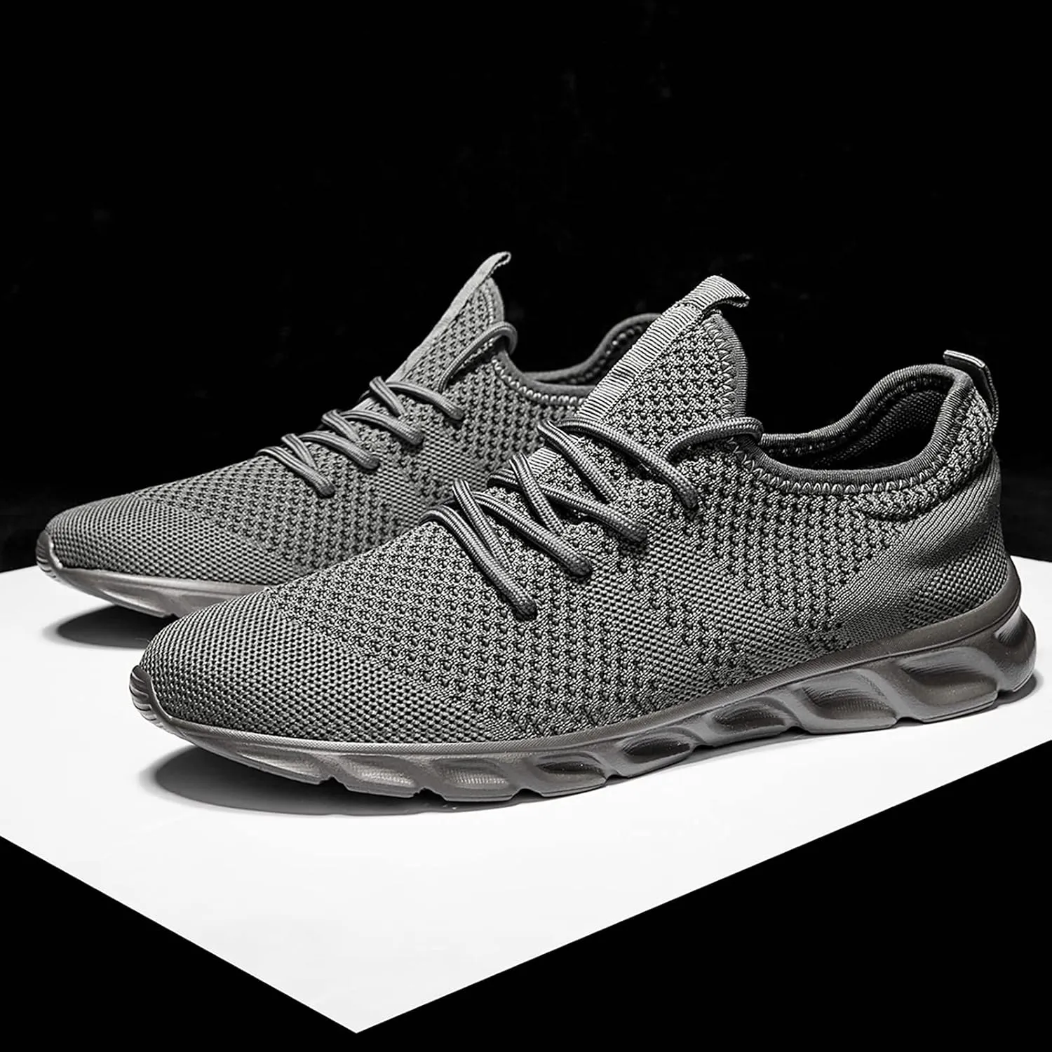 Tvtaop Mens Tennis Shoes Athletic Running Shoes Lightweight Sneakers Non Slip Walking Gym Shoes