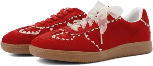 UBWDU Lace Fashion Ballet Sneakers for Women 2025 – Trendy Cute Crochet Ribbon Lace-Up Casual Spring Shoes