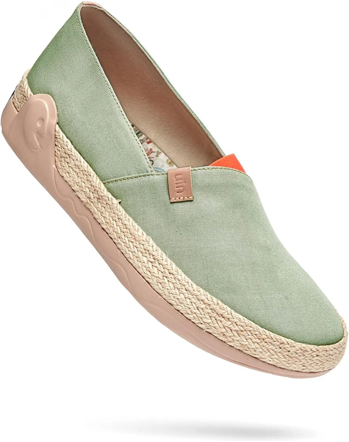 UIN Men's Espadrilles Slip OnsLightweight Walking Casual Loafers Comfortable Art Painted Travel Shoes Marbella Series