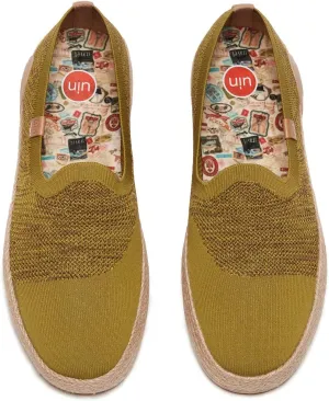 UIN Men's Espadrilles Slip OnsLightweight Walking Casual Loafers Comfortable Art Painted Travel Shoes Marbella Series