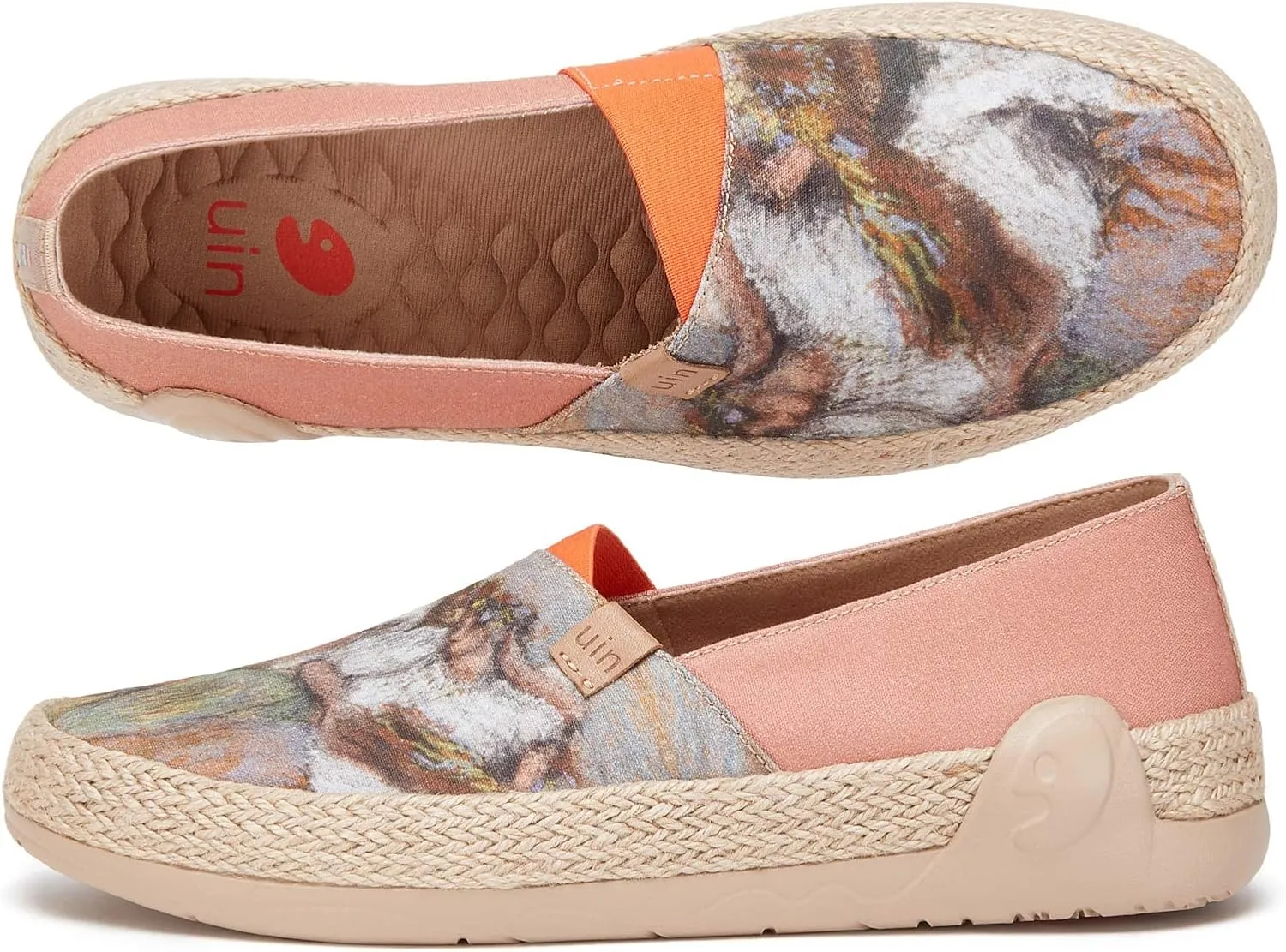 UIN x National Gallery Collaboration Slip On Art Travel Shoes