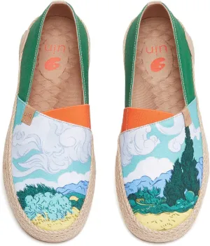 UIN x National Gallery Collaboration Slip On Art Travel Shoes