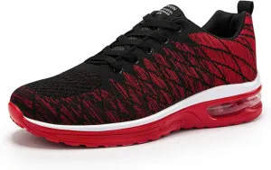 Unisex 2025 Spring Running Shoes Low-Top Breathable Mesh Sneakers with Cushioned Midsole, Lightweight Platform Casual Shoes for Men Women
