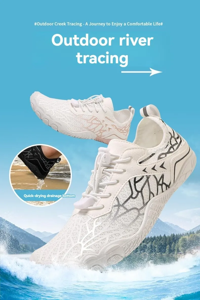 Unisex Hike Barefoot Shoes for Women Men,Pro Wide Toe Box Healthy & Non-Slip Barefoot Shoes,Lightweight Breathable Minimalist Hiking Shoes Grounded Footwear for Outdoor Beach Travel