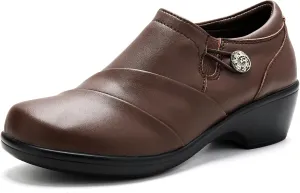UZB Loafers for Womens Comfort Dressy Low Heel Office Work Shoes