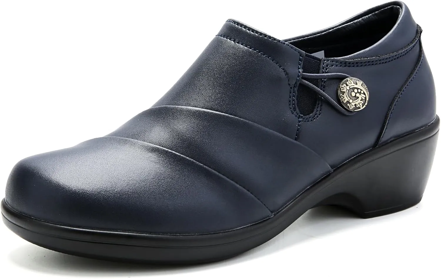 UZB Loafers for Womens Comfort Dressy Low Heel Office Work Shoes