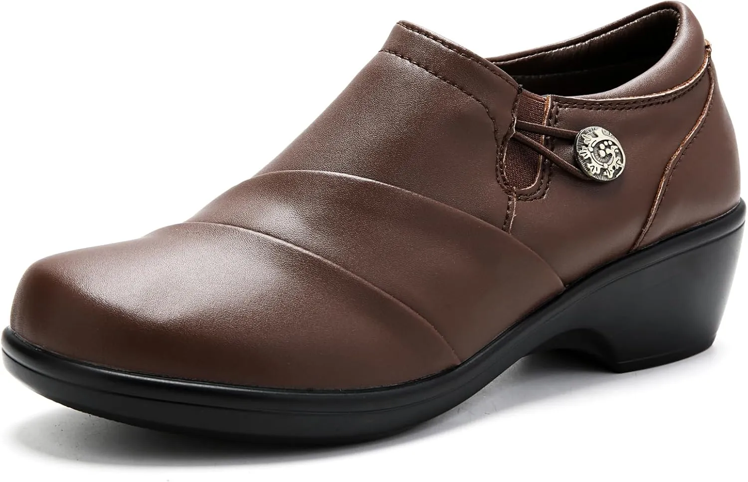 UZB Loafers for Womens Comfort Dressy Low Heel Office Work Shoes