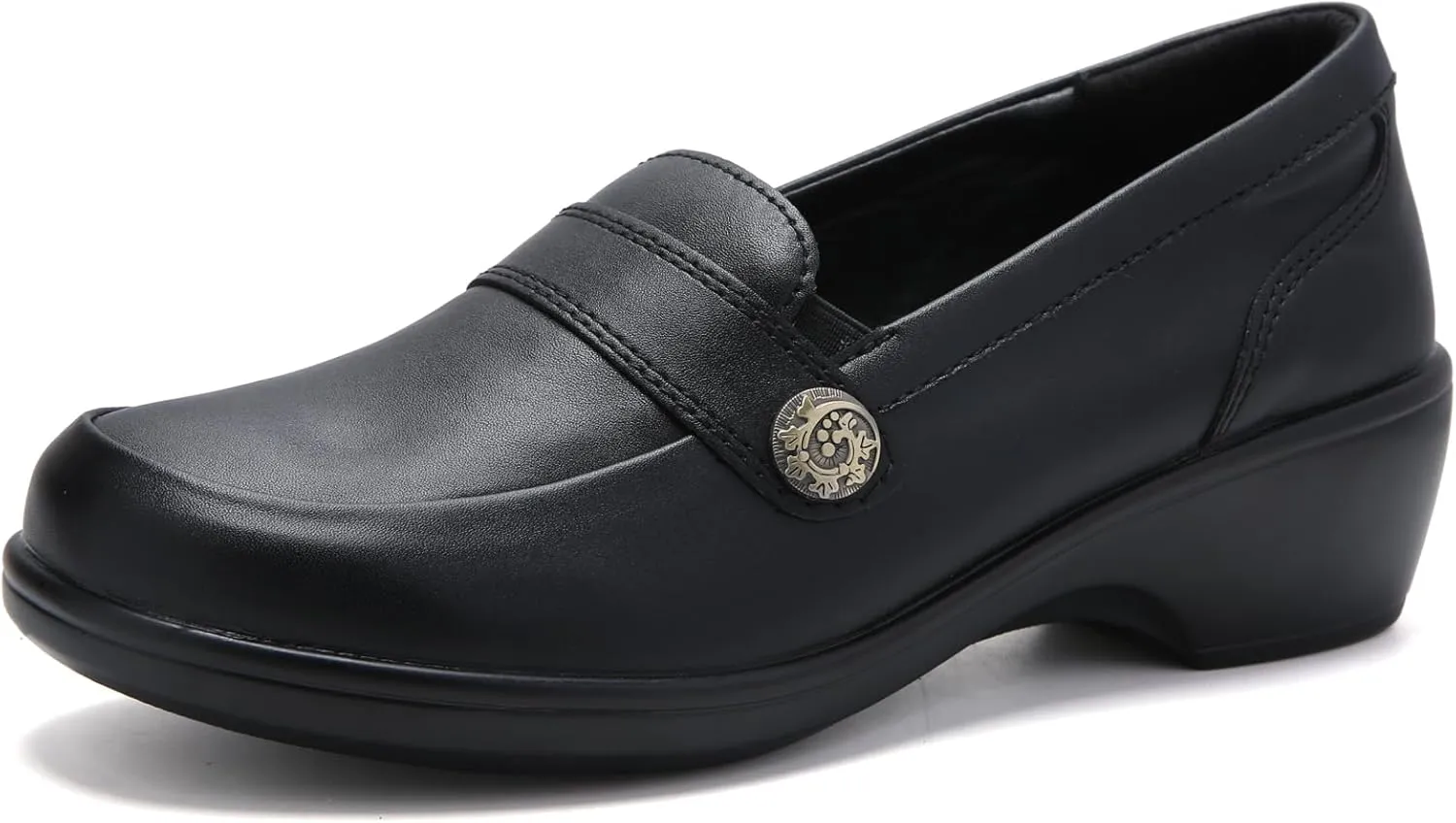 UZB Orthopedic Loafers for Women Dress Shoes Low Heel Slip On Shoes Business Casual Work Office Dressy Shoes