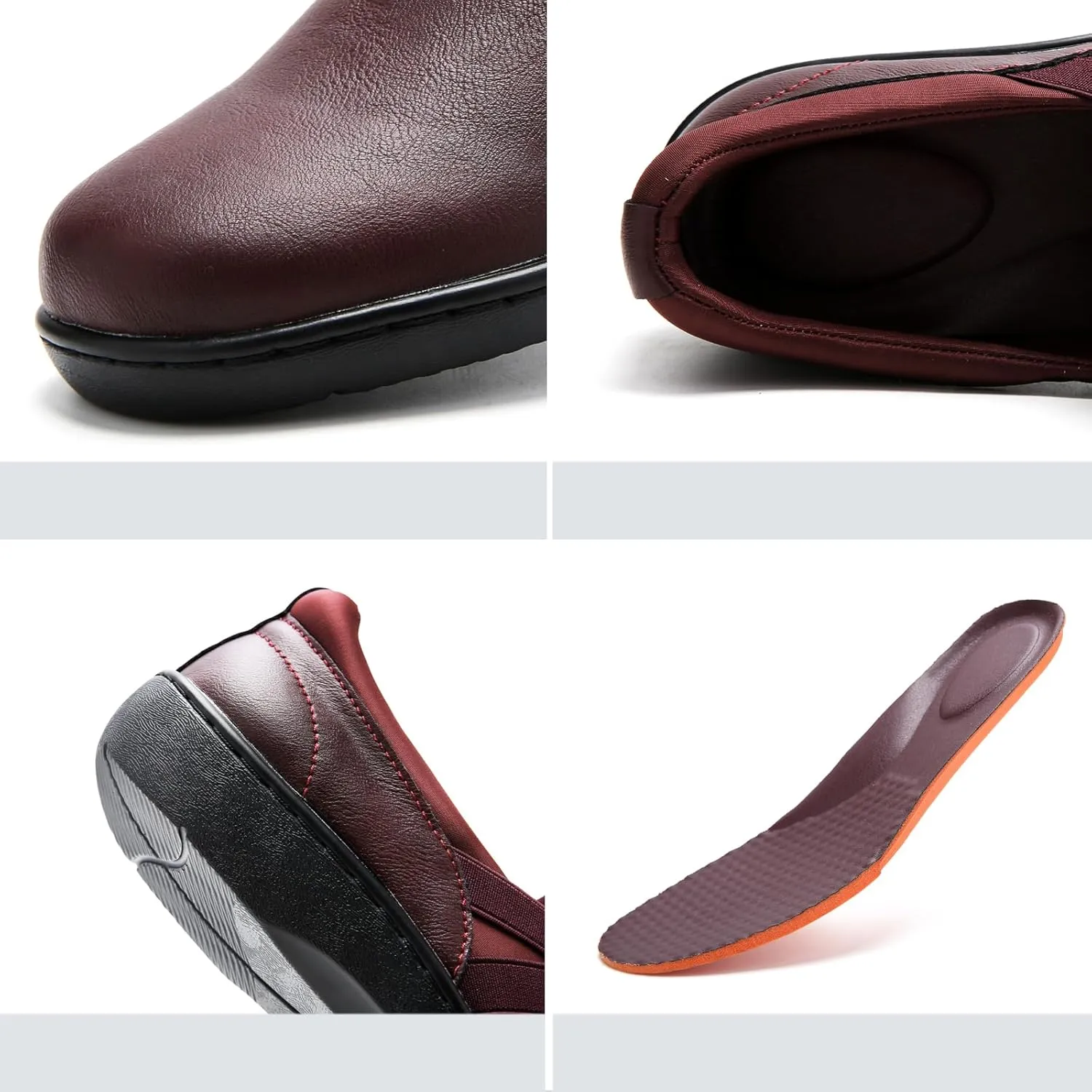 UZB Orthopedic Loafers for Women Slip on Shoes Comfortable Casual Dress Shoes with Memory Foam