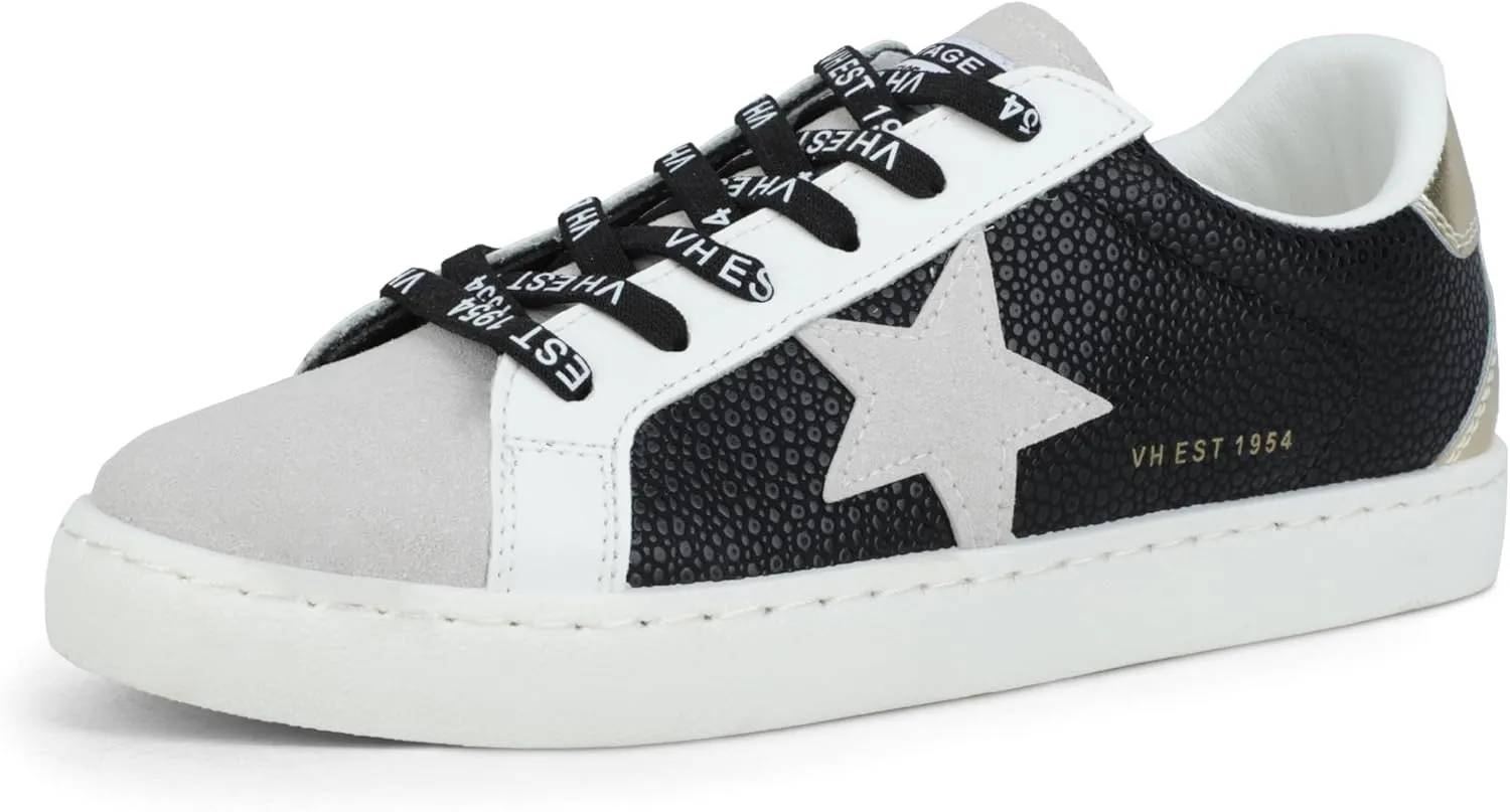 VINTAGE HAVANA Women’s Fashion Sneakers | Casual Lace up Low Top Tennis Shoes | Cute Trendy Dressy Sneakers