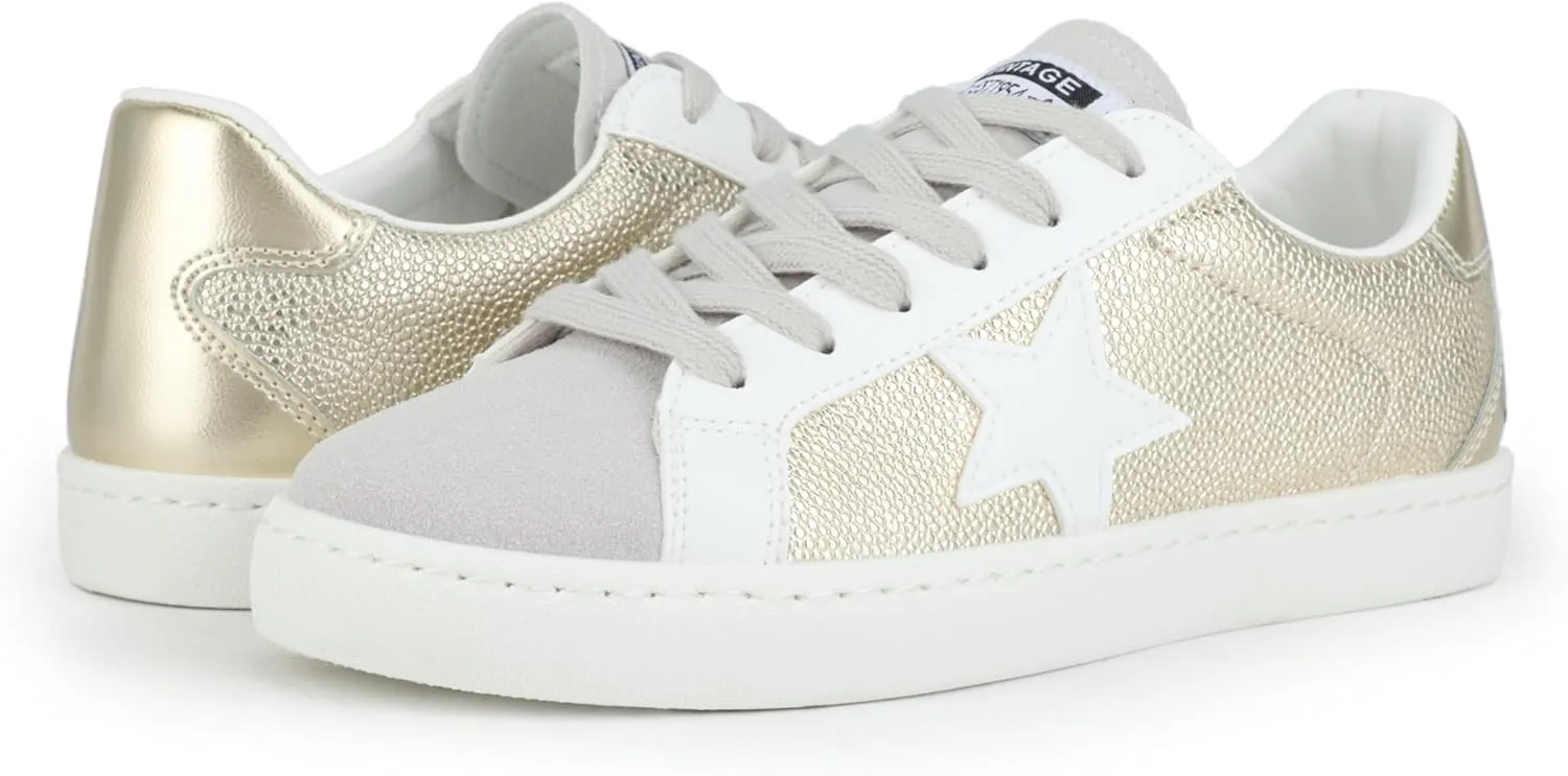 VINTAGE HAVANA Women’s Fashion Sneakers | Casual Lace up Low Top Tennis Shoes | Cute Trendy Dressy Sneakers