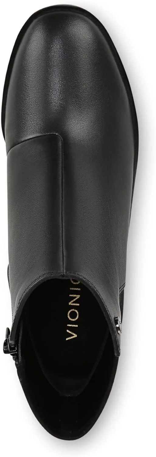 Vionic Women's Wedge Ankle Boots Skylar- Comfortable Bootoes& Supportive Walking Shoes with Built-in Arch Support